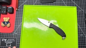 Правка ножа после теста и пару слов о ноже SPYDERCO MULE