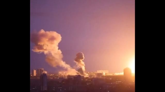 Кадры удара по зданию нацгвардии в Киеве