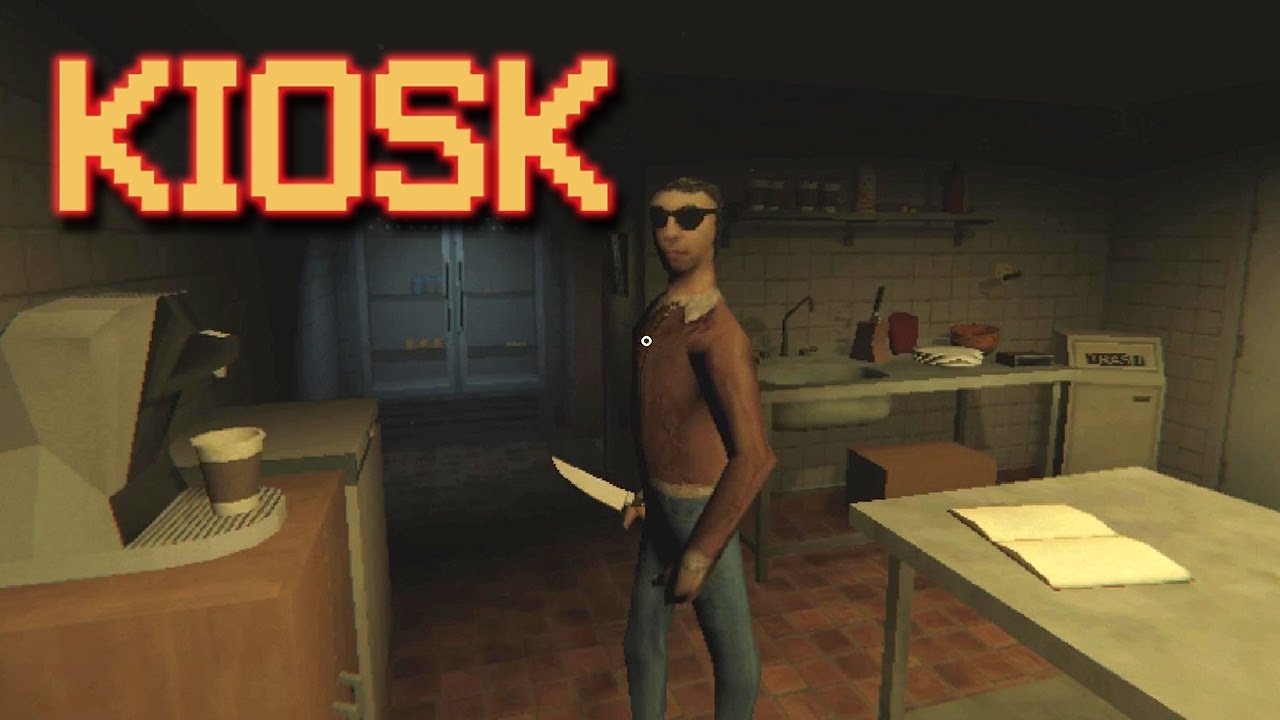 Финальный день подработки в киоске. Прохождение игры "Kiosk horror".