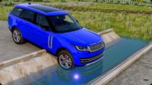 Автомобили против уличной сточной канавы #5 в BeamNG Drive!