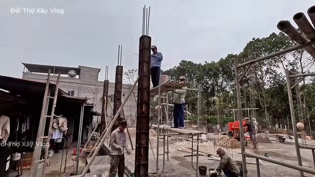Modern Two-Story House Construction ｜ Full Building Process from Foundation to Finish-002 смотреть онлайн