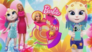 Новая весенняя обнова 🌸🍀 в игре моя говорящая Анджела2 коллобарация с Барби👱🏼♀️🧵🪡