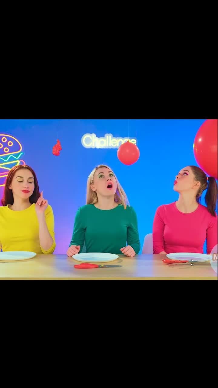Girls and jelly balls
