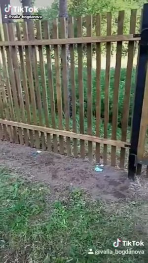 🏡в деревне сделали забор 250 п/м🙏👍