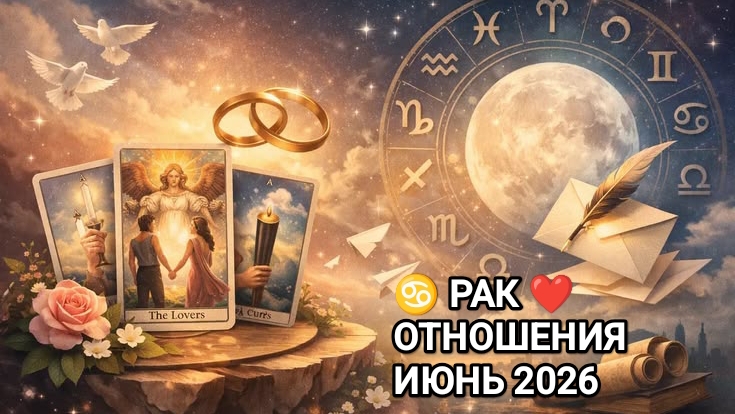 ♋ РАК ❤️ ОТНОШЕНИЯ ИЮНЬ 2026