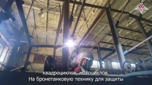 Работа военнослужащих ремонтного подразделения группировки «Днепр»