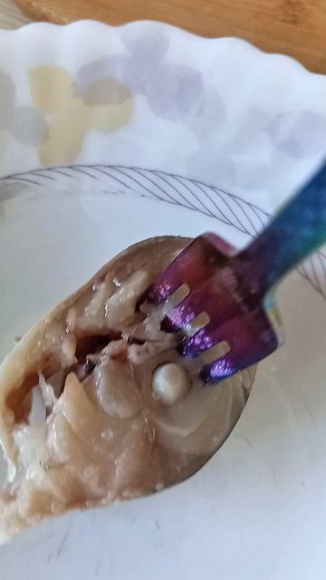 Пробую скумбрию 🐟