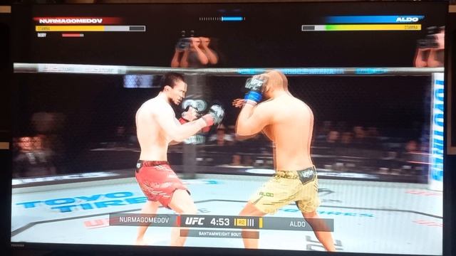 Умар Нурмагомедов и Жозе Альдо бой в UFC 5