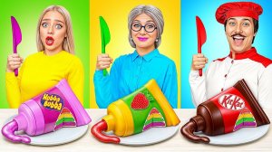Кулинарный Челлендж# Я против Бабушки # Кулинарная битва с Секретными Гаджетами от Multi DO Joy