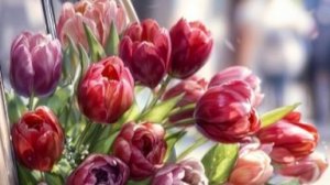 Шикарная открытка с Днём Рождения женщине — красивое музыкальное поздравление