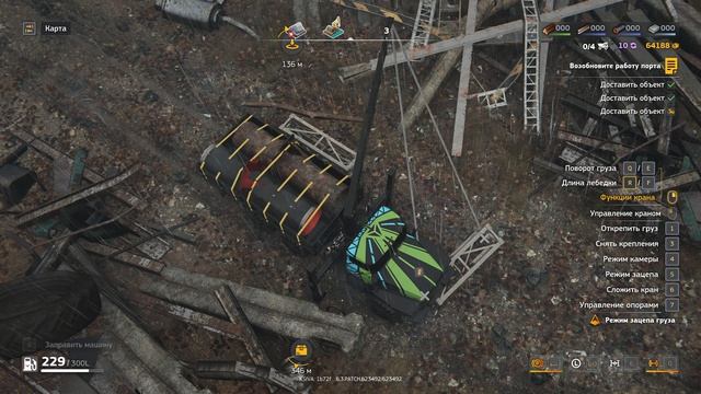 RoadCraft прохождение 3-7 (Осенний спад) Портовые работы, и начало восстановления 3 гаража.