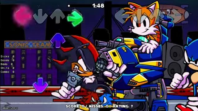 Friday night funkin sonic rhythm rush смотреть онлайн