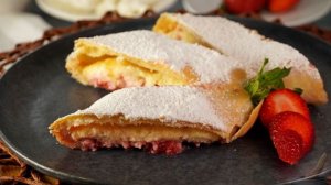 РЕТЕШ С ТВОРОГОМ И КЛУБНИКОЙ