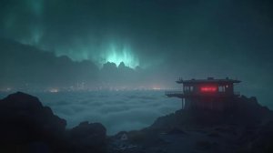 Outpost 22  - A Relaxing Ambient Cyberpunk  Escape Above the Clouds