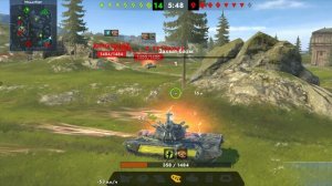 тестим прогу 46 (4990+урон.) / Tanks blitz / ZTZSHKA