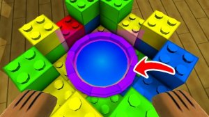 Секретный красочный телепорт в домике из Лего! /Прохождение игры Super Bear Adventure!