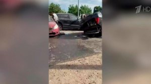 Массовая авария произошла на Ярославском шоссе.