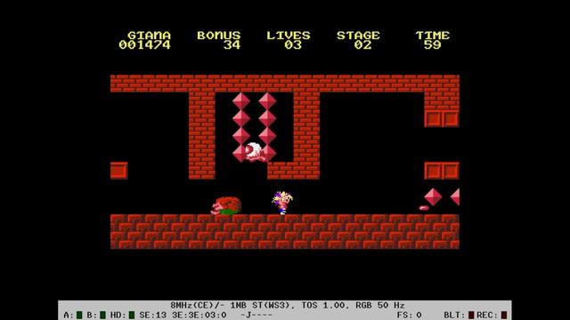The Great Giana Sisters (1987) [Atari ST]