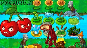 Зомби против растений PvZ Fusion Plants vs Zombies Растения против Зомби ПВЗ Битва прохождение игры