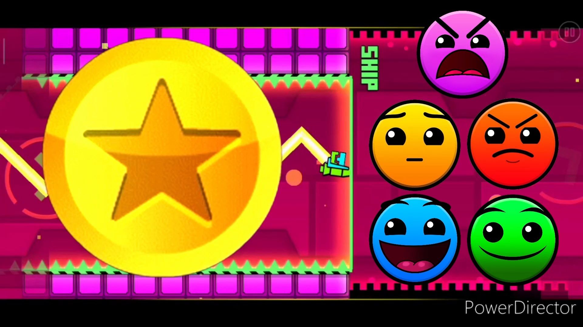 Сложности монет в Geometry Dash 2,1, Meltdown, Subzero смотреть онлайн