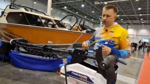Замеряем вес и габариты Бесщеточного GPS якоря Mako Shark OMAIS 255