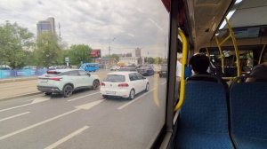 поездка на автобусе ЛиАЗ 6213 борт 192298 по маршруту 010