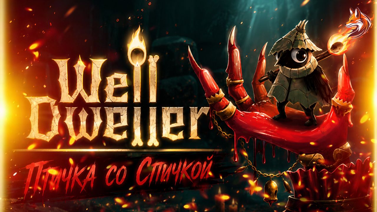 ПТИЧКА СО СПИЧКОЙ | Метроидвания Well Dweller смотреть онлайн