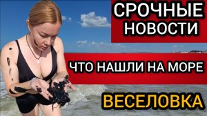 ЧТО НАШЛИ В МОРЕ😱ВЕСЕЛОВКА 2026/ЧЁРНОЕ МОРЕ (23.05.26) #мазут #черноеморе #Веселовка