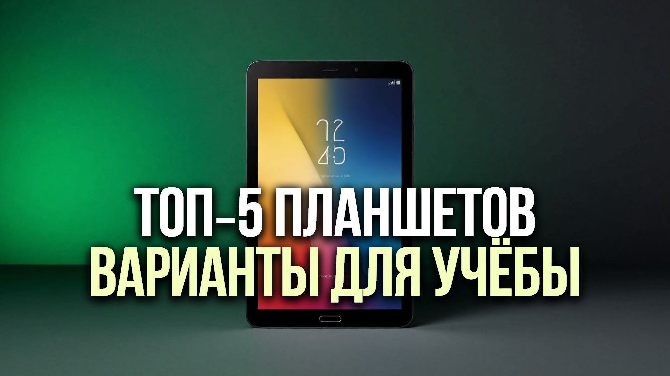 ТОП‑5 компактных планшетов — идеальный вариант для путешествий и учёбы ✈️