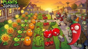 Зомби против растений! Plants vs Zombies ПвЗ PvZ Растения против Зомби