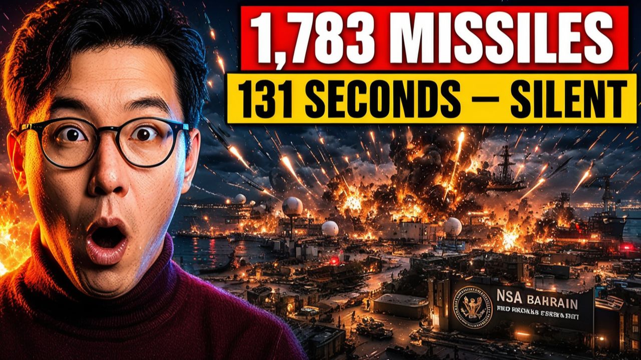 Iran Rained 1,783 Missiles on US NSA Bahrain — 131 Seconds Later It Ceased Breathing Forever смотреть онлайн