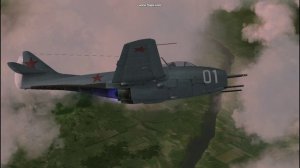 Ил-2FB, Mиг-9 vs Do-335,Go-229, c модами эффектов и звуками