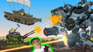 Сломанный танк с ценным грузом против Целой Армии - Реакция на HomeAnimations - Мультики про Танки