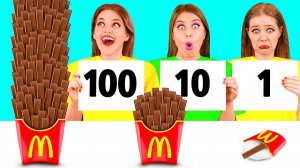 100 Слоев Еды Челлендж # Война Пранков от TeenTeam Challenge