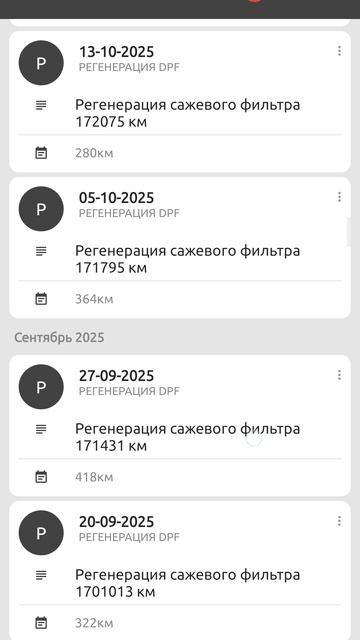Hyundai Grand SantaFe NC 2.2 CRDI 2016 интервалы регенерации сажевого фильтра