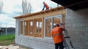 Отец и сын построили современный дом за 4 месяца. Полный процесс строительства своими руками