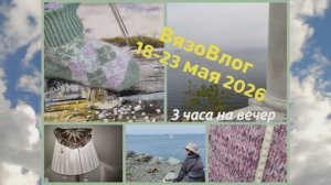 ВязоВлог 18-23 мая_АРГАЙЛик и Кофта Безымянная
