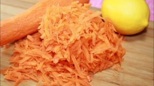 Думаете это просто натертая морковь? Вы удивитесь как вкусно получилось.