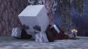 Странник против армии Скрипов и пиллагеров — Minecraft‑анимация