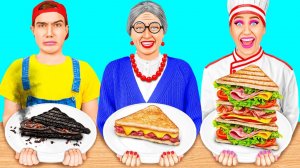Кулинарный Челлендж# Я против Бабушки # Потрясающие Кухонные Лайфхаки от TeenTeam Challenge
