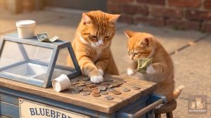 Братья Котята мечтают о велосипеде… Мама-кошка усердно работает, чтобы воплотить эту меч