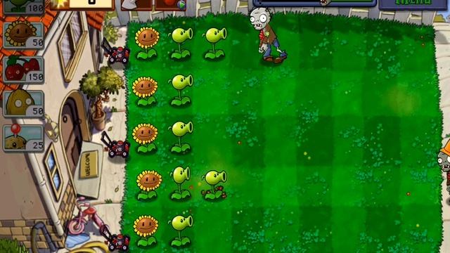 PvZ level 1-6 (пересъёмка)