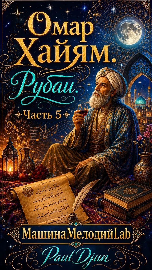 Омар Хайям.Рубаи. Часть 5.