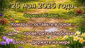 Народные приметы на 26 мая 2026 года