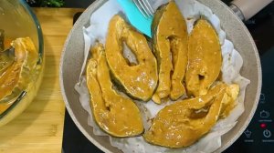 Как жарить рыбу без брызг и пригоревшего масла на пергаменте!