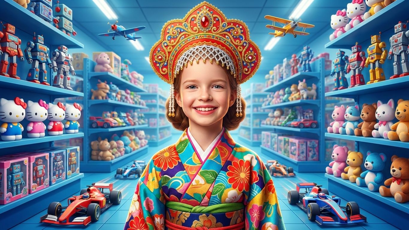 шопинг в Токио. магазин игрушек