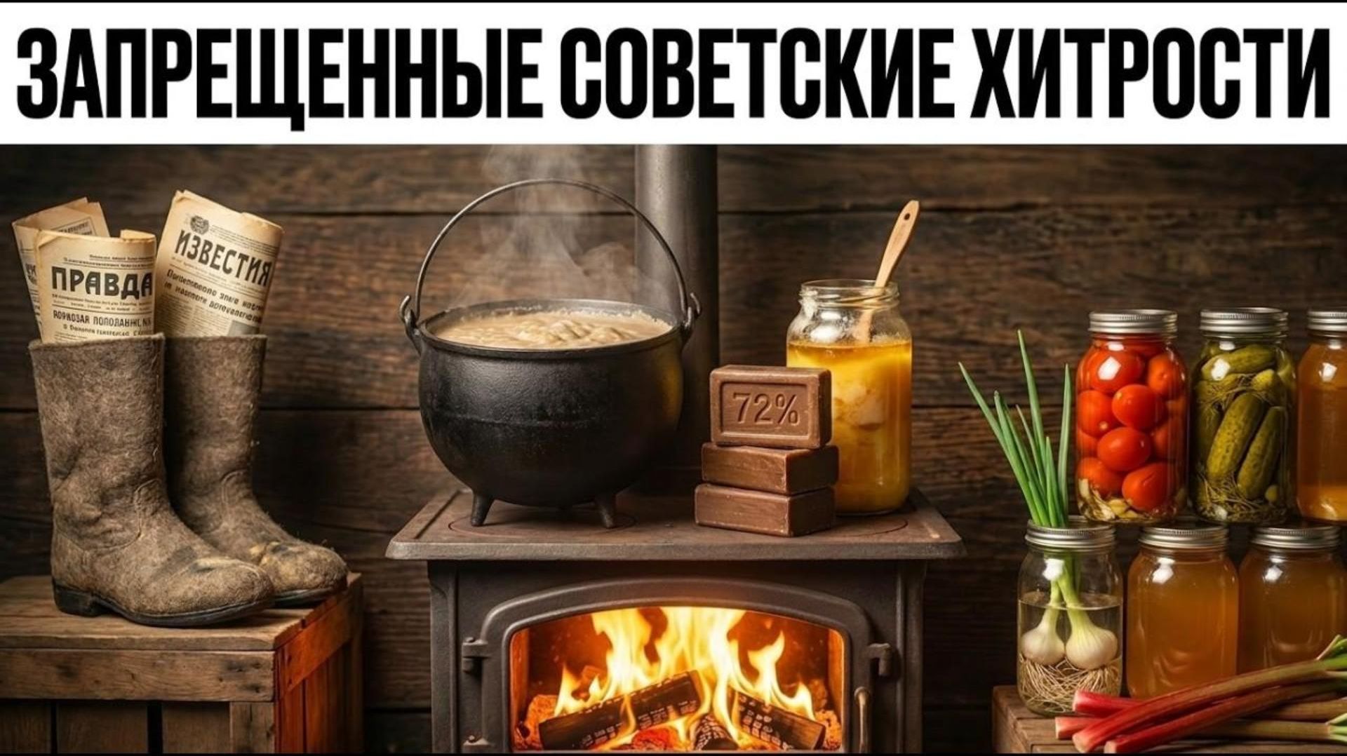 20 СОВЕТСКИХ ХИТРОСТЕЙ, О КОТОРЫХ  МЫ ПОЧТИ ЗАБЫЛИ!