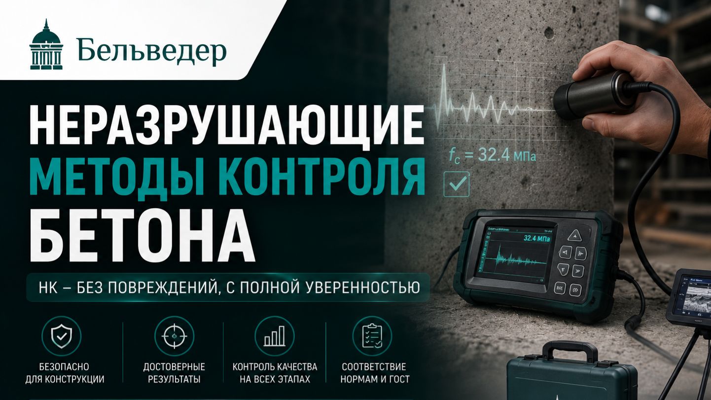 Неразрушающие методы контроля бетона