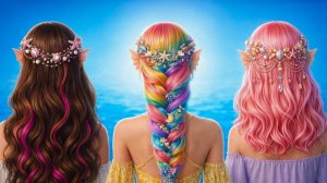 Они стали РУСАЛАМИ! Красивые лайфхаки с макияжем русалки 🧜♀️💎