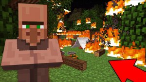 ЭТОТ ЖИТЕЛЬ УСТРОИЛ ПОЖАР В ЛЕСУ В МАЙНКРАФТ | Риколит Minecraft